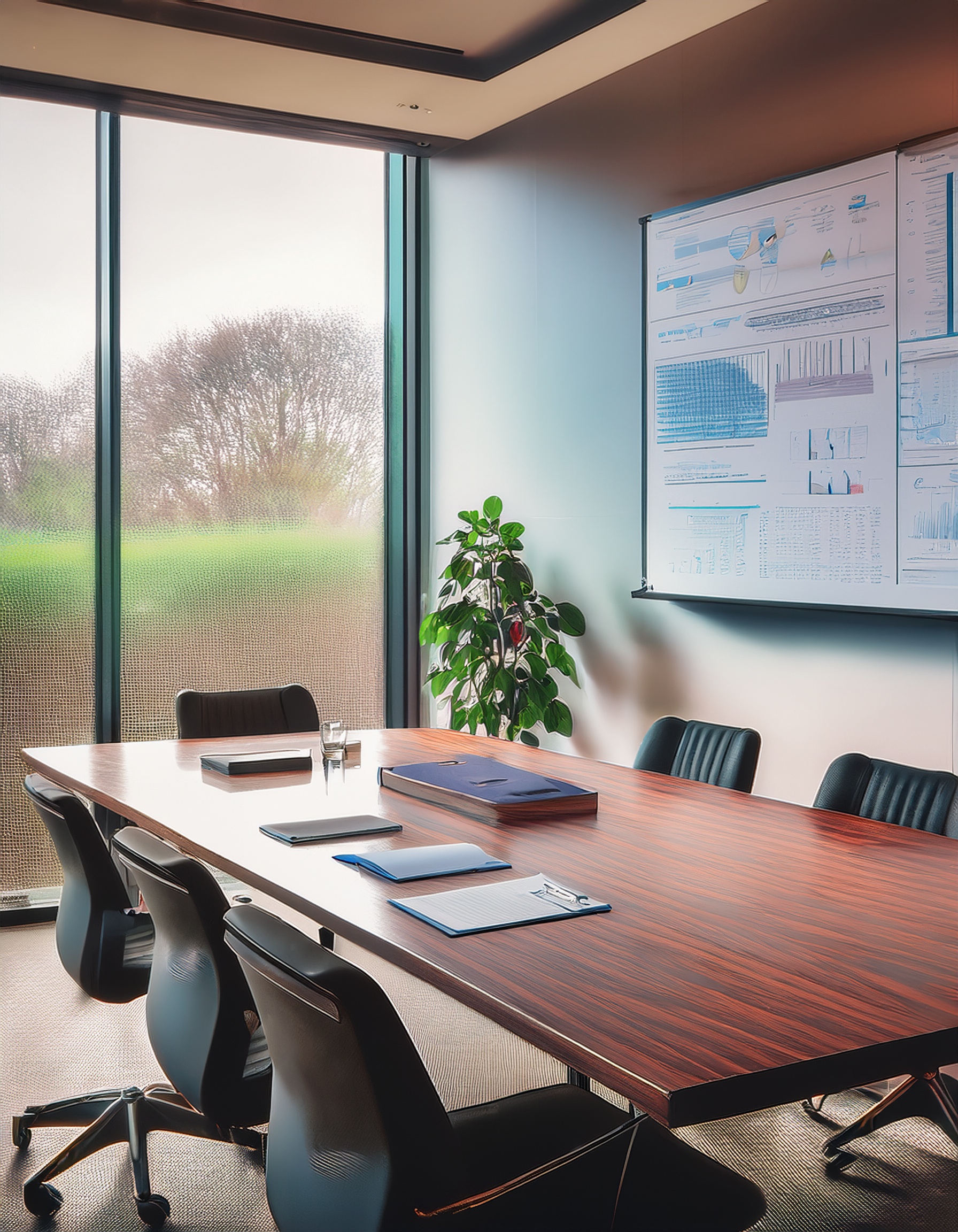 Person bei einer Team-Besprechung im Konferenzraum